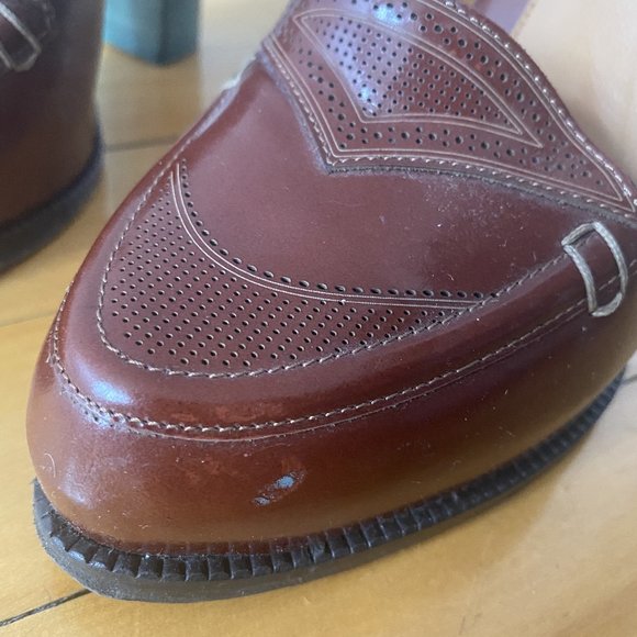 a pair of high-heeled brown Fendi Escarpin - Picture 11 of 11